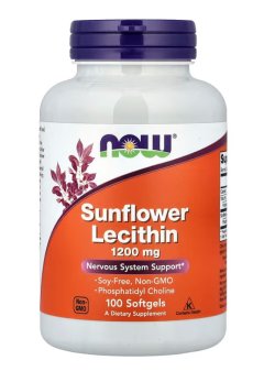 NOW Lecytyna Słonecznikow 100kaps 1200mg