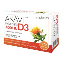 VITADIET Akavit Wit.D3 4000 IU 120 kap*
