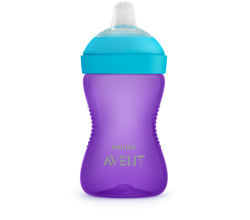 AVENT KUBEK Z MIĘKKIM USTNIKIEM 9+, 300 ML GIRL 802/02
