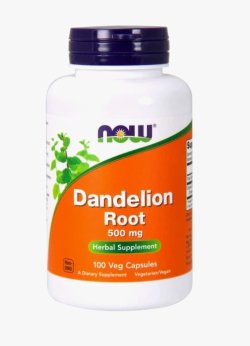 NOW Dandelion Root Mniszek 500mg 100kaps