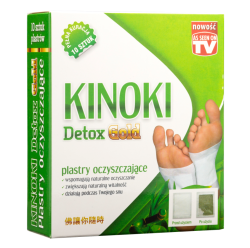 AURA Plast.Oczysz.Detox Gold10szt.KINOKI