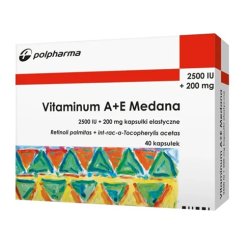 Vit. A+E /MEDANA/2500 j.m.+0,2g 40kaps.