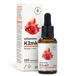 AURA HERBALS Wit. K2 MK7 krople 30ml