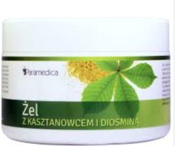 Żel z kasztan. i diosm./Paramedica250g *
