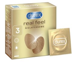 PREZERW.DUREX REAL FEEL  3 SZT. m