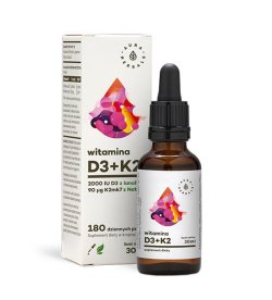 AURA HERBALS Wit.D3+ K2 krople30ml