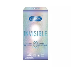 PREZERW.DUREX INVISIBLE EXTRA NAWILŻ.10m