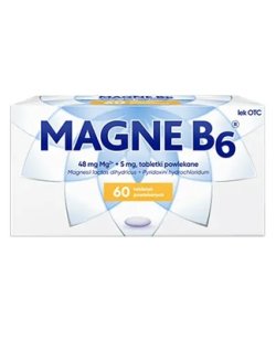 Magne-B6  48mg+5mg 60 tabl. SANOFI