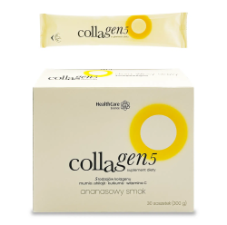 Collagen 5 ananasowy smak 30 sasz.(300g)