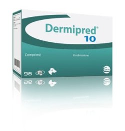 DERMIPRED 10 MG 96 TABLETEK DLA PSÓW