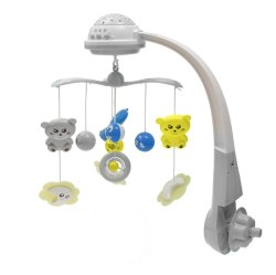 BABY MIX KARUZELA Z PROJEKTOREM SZARA