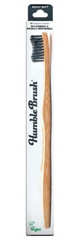 Szczoteczka d/zębów czarna bambusowa